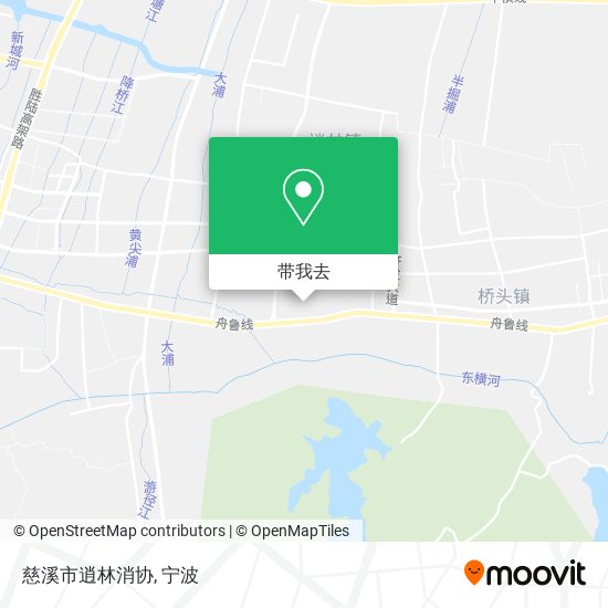慈溪市逍林消协地图