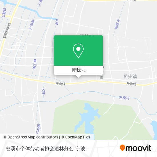 慈溪市个体劳动者协会逍林分会地图