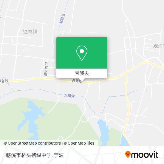 慈溪市桥头初级中学地图