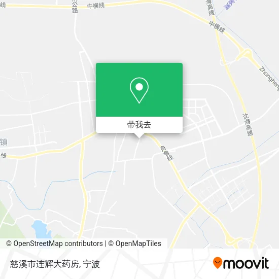 慈溪市连辉大药房地图