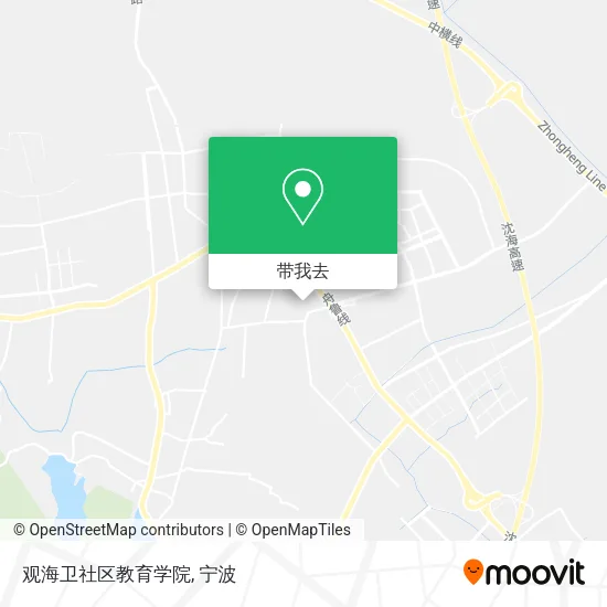 观海卫社区教育学院地图