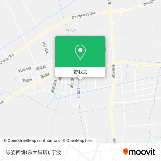 绿姿西饼(东大街店)地图