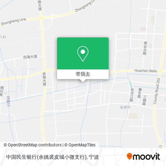 中国民生银行(余姚裘皮城小微支行)地图