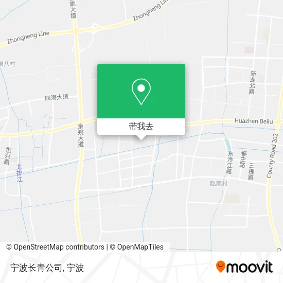 宁波长青公司地图