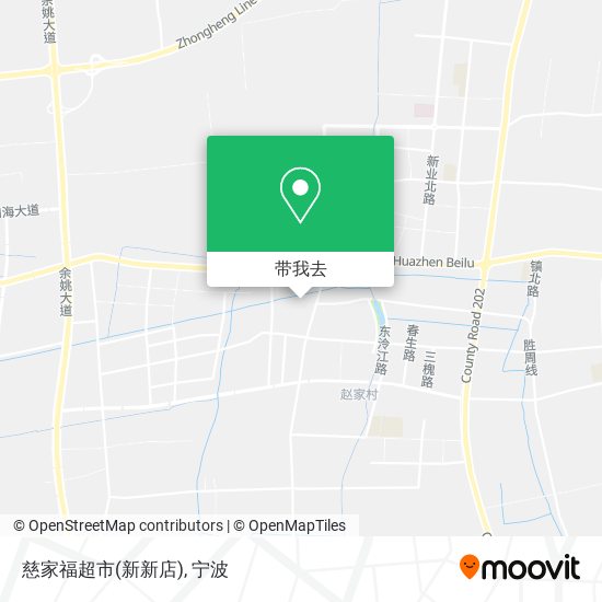 慈家福超市(新新店)地图