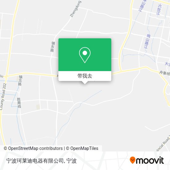 宁波珂莱迪电器有限公司地图