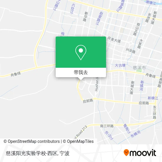 慈溪阳光实验学校-西区地图