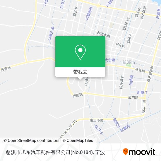 慈溪市旭东汽车配件有限公司(No.0184)地图