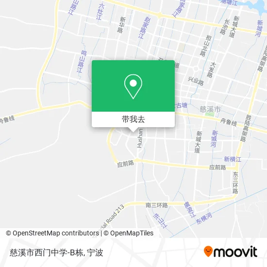 慈溪市西门中学-B栋地图