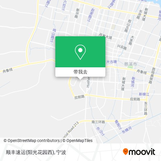 顺丰速运(阳光花园西)地图