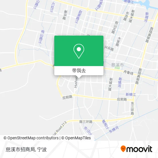 慈溪市招商局地图