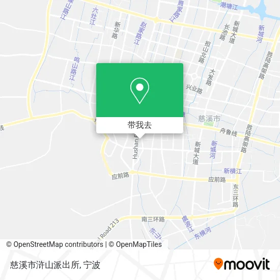 慈溪市浒山派出所地图