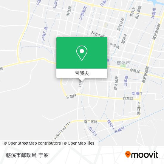 慈溪市邮政局地图