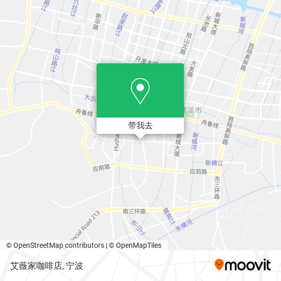 艾薇家咖啡店地图