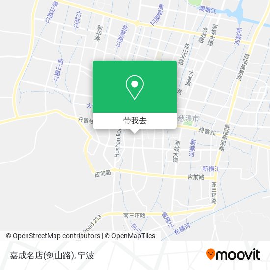 嘉成名店(剑山路)地图