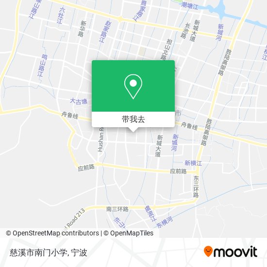 慈溪市南门小学地图