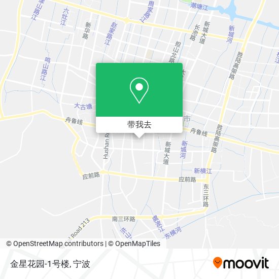 金星花园-1号楼地图
