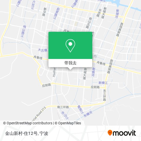 金山新村-住12号地图