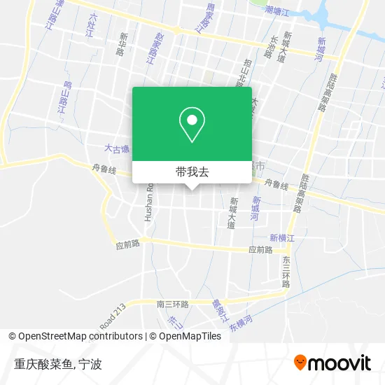 重庆酸菜鱼地图