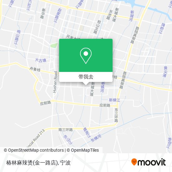 椿林麻辣烫(金一路店)地图
