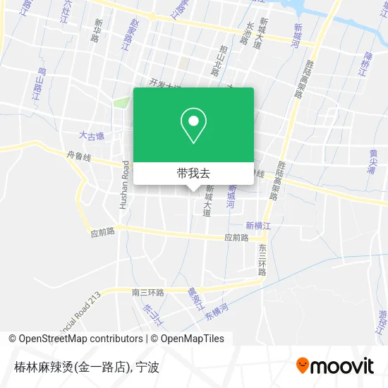 椿林麻辣烫(金一路店)地图