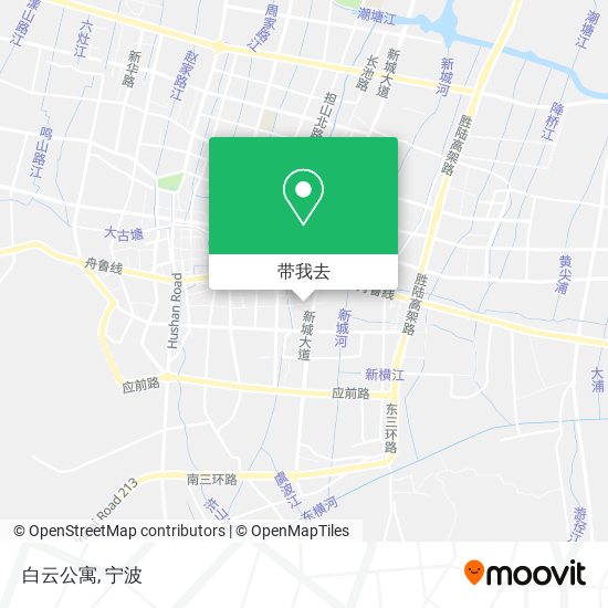白云公寓地图