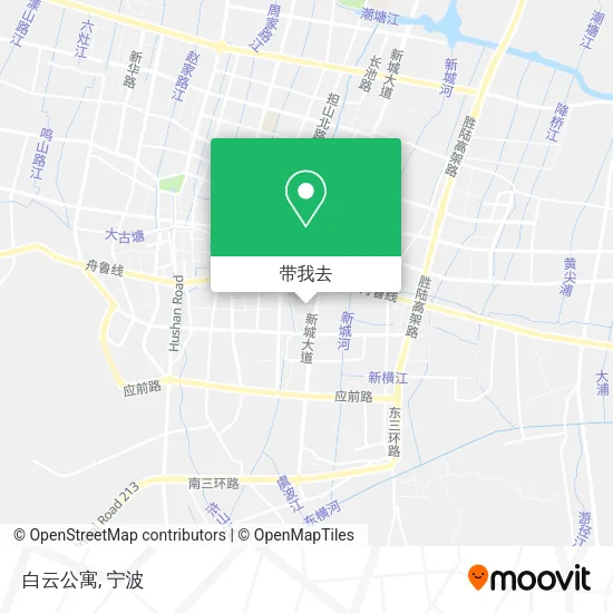 白云公寓地图