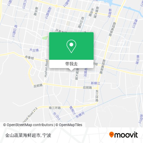 金山蔬菜海鲜超市地图