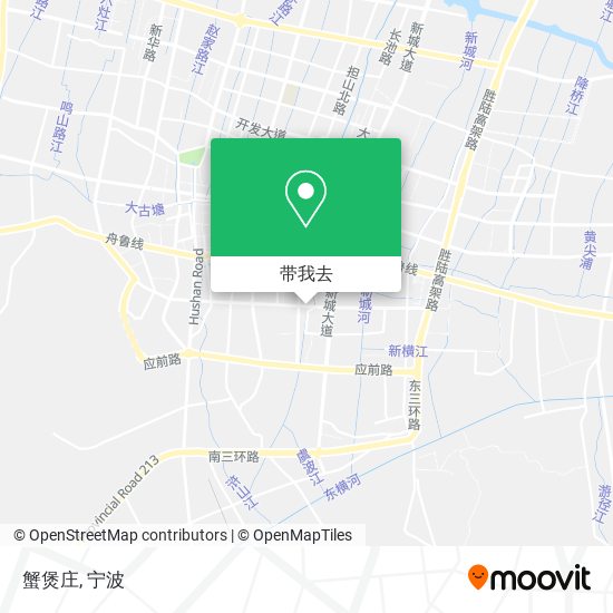 蟹煲庄地图