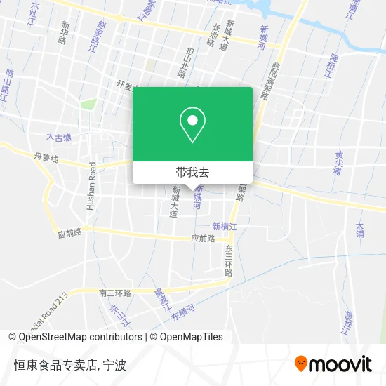恒康食品专卖店地图