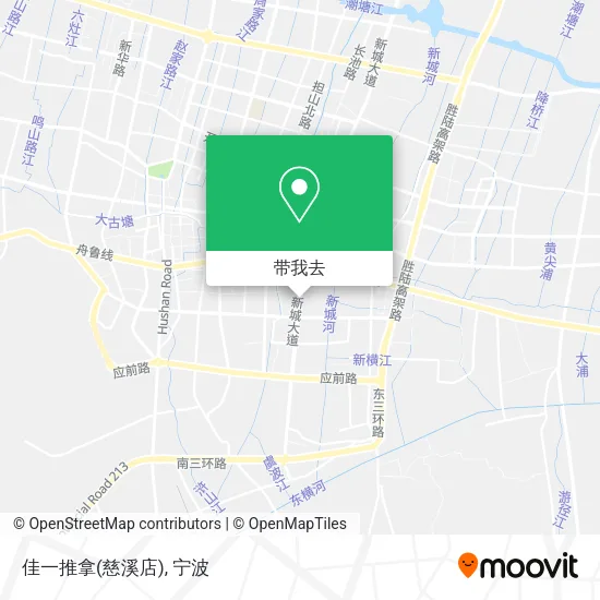 佳一推拿(慈溪店)地图