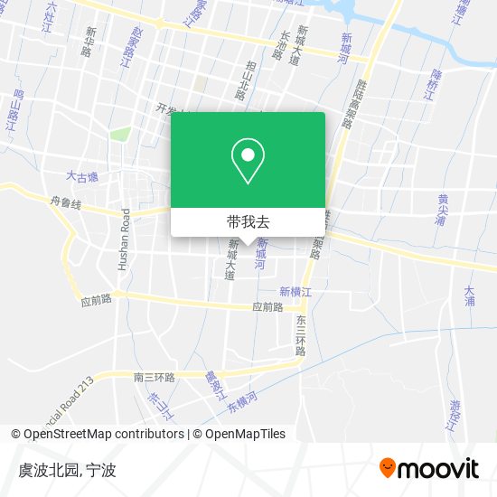 虞波北园地图