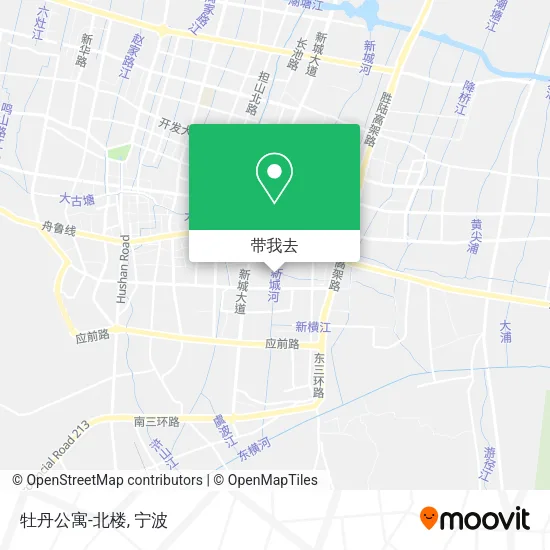 牡丹公寓-北楼地图