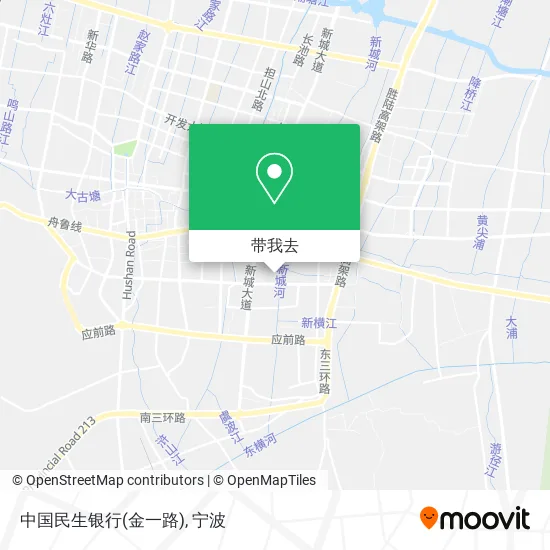 中国民生银行(金一路)地图