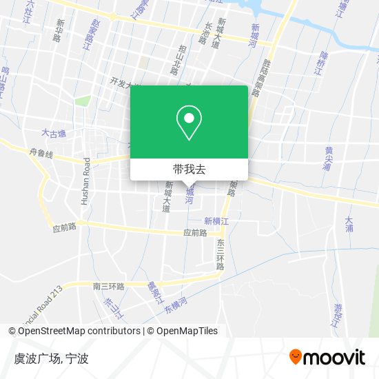 虞波广场地图