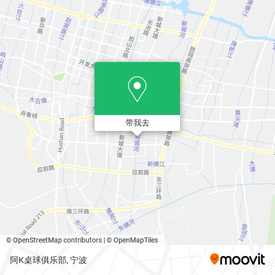 阿K桌球俱乐部地图