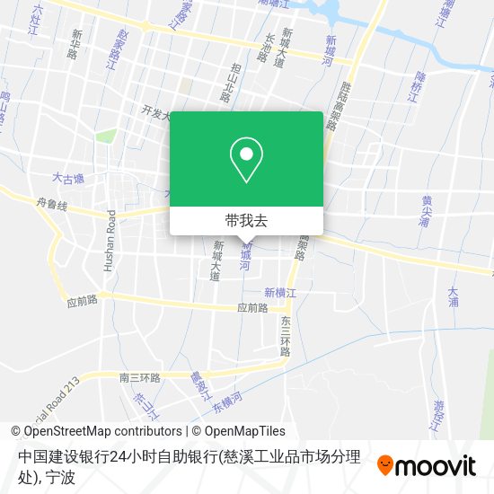 中国建设银行24小时自助银行(慈溪工业品市场分理处)地图