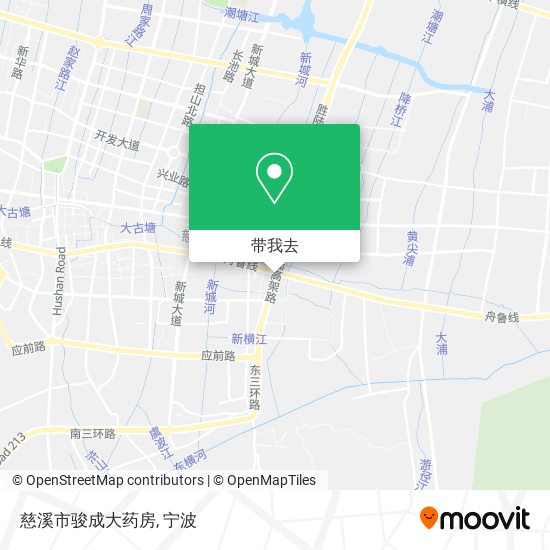 慈溪市骏成大药房地图