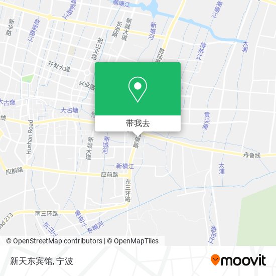 新天东宾馆地图