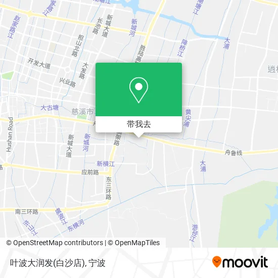叶波大润发(白沙店)地图