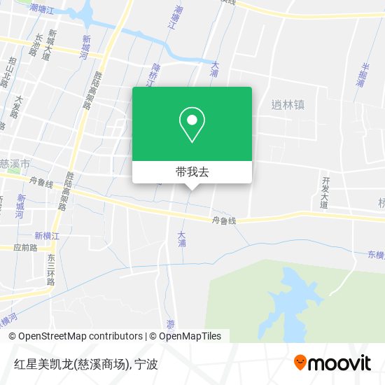 红星美凯龙(慈溪商场)地图