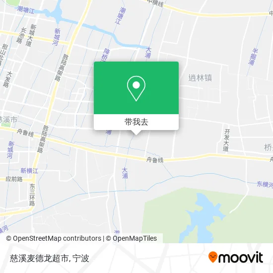 慈溪麦德龙超市地图