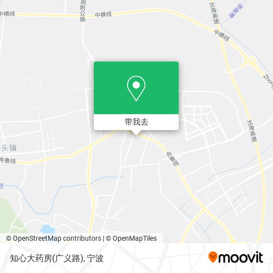 知心大药房(广义路)地图