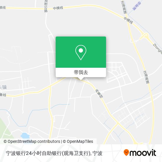 宁波银行24小时自助银行(观海卫支行)地图