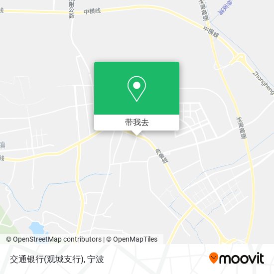 交通银行(观城支行)地图