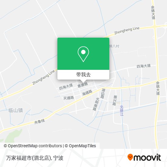 万家福超市(泗北店)地图