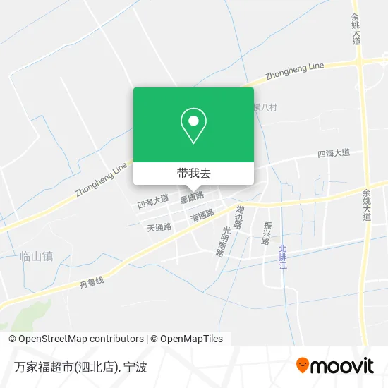 万家福超市(泗北店)地图