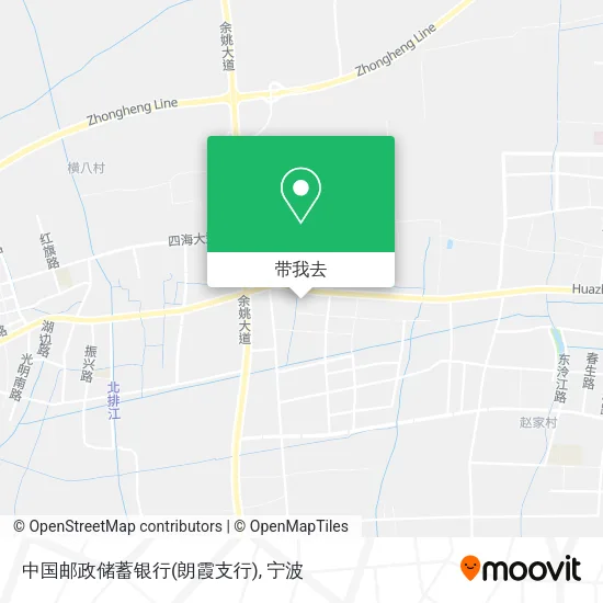 中国邮政储蓄银行(朗霞支行)地图