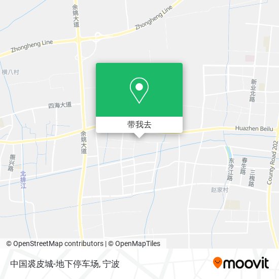 中国裘皮城-地下停车场地图