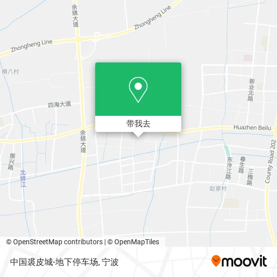 中国裘皮城-地下停车场地图